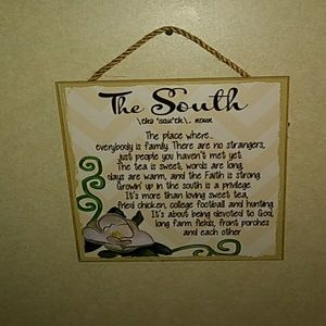 "The South" Wall Placque